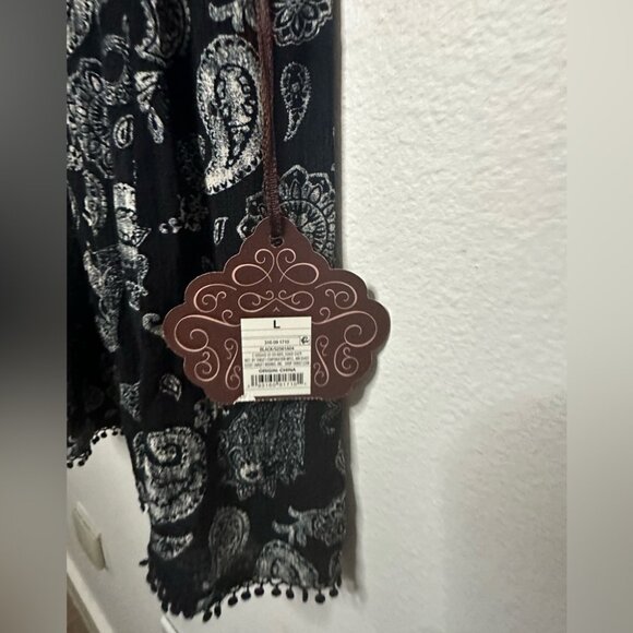 NWTs Knox Rose Womens Size Small Off Shoulder Bell Sleeve Dress Boho Floral Sz L - Picture 3 of 9